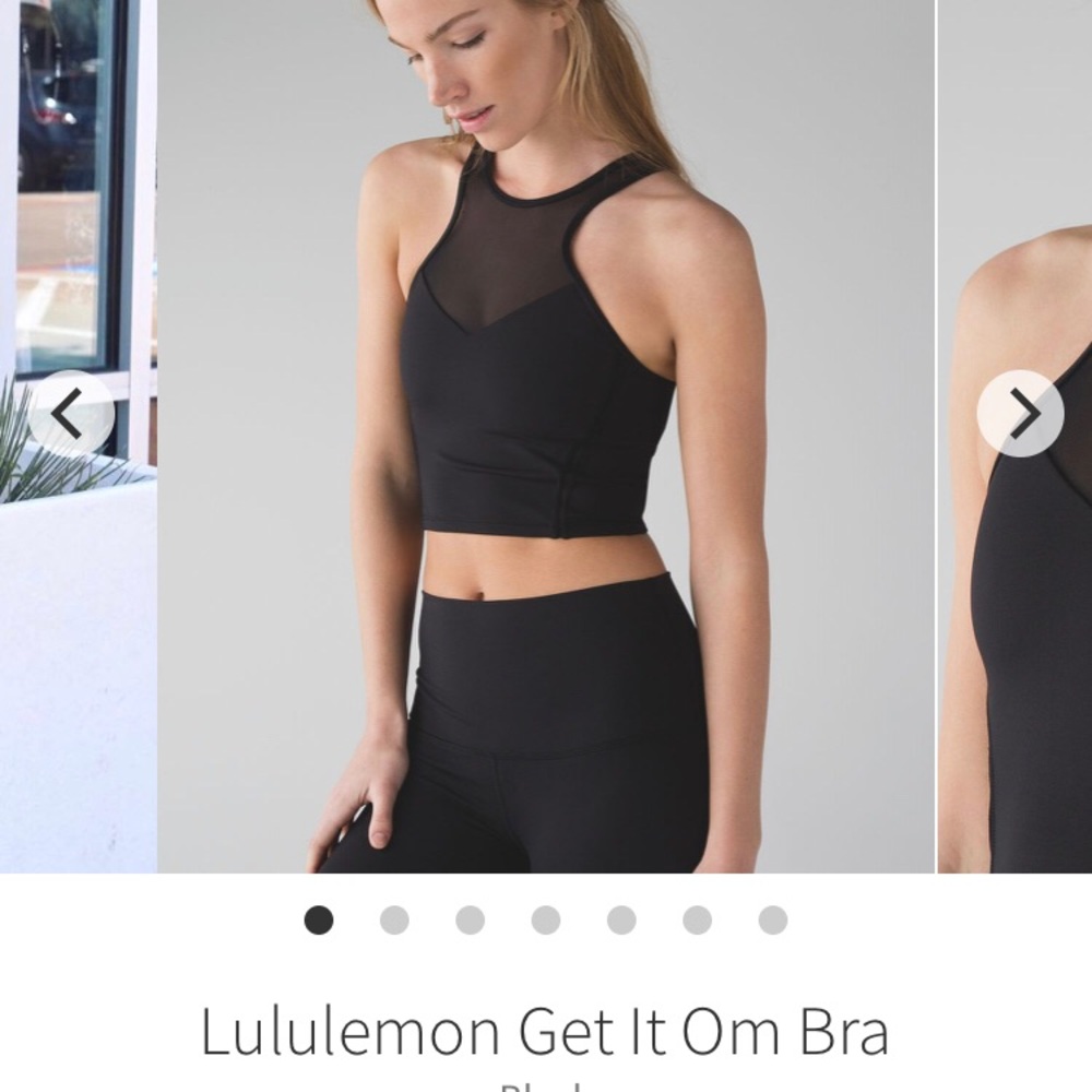 Lululemon Get It Om Bra - size 4